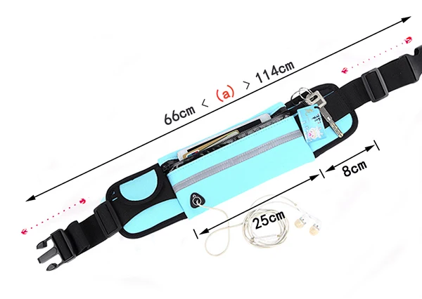 Портативный Водонепроницаемый Спорт на открытом воздухе талии сумка Бег Спортивный кошелек телефон карман для бега тренировок Велоспорт