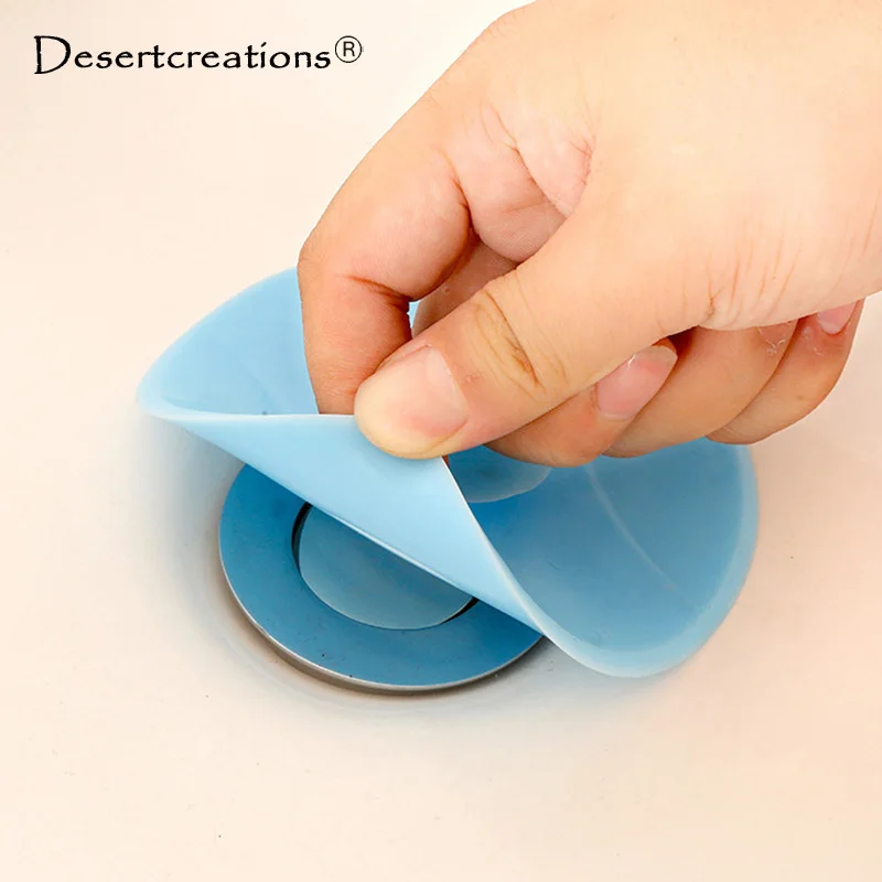 

Shower Drain Hair Catcher Stopper Clog Sink Strainer Bathroom Accessories Sewer Drain Clean Filter Strap Pipe Silicon Water Plug