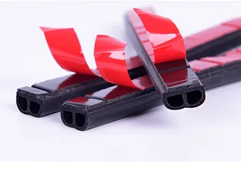

Car Door Seal Strip Weatherstrip Sealing Strip Automotive Vehicle Door Draft Stopper Trunk Hood Engine Seals Rubber Black