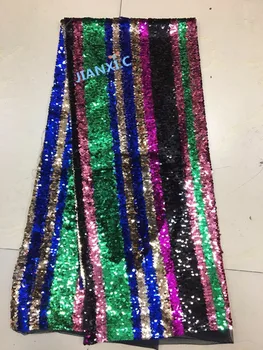 

Hot selling CiCi-11890 african sequins lace fabric french nigerian fabric with sequins