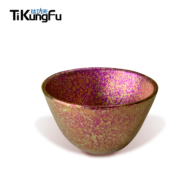 

Tikungfu Limited Titanium Tea Cup Hot Sale Alcohol 50 ml Sake Tableware Free Shipping Hot Drink Whisky Cognac Ultra lightweight