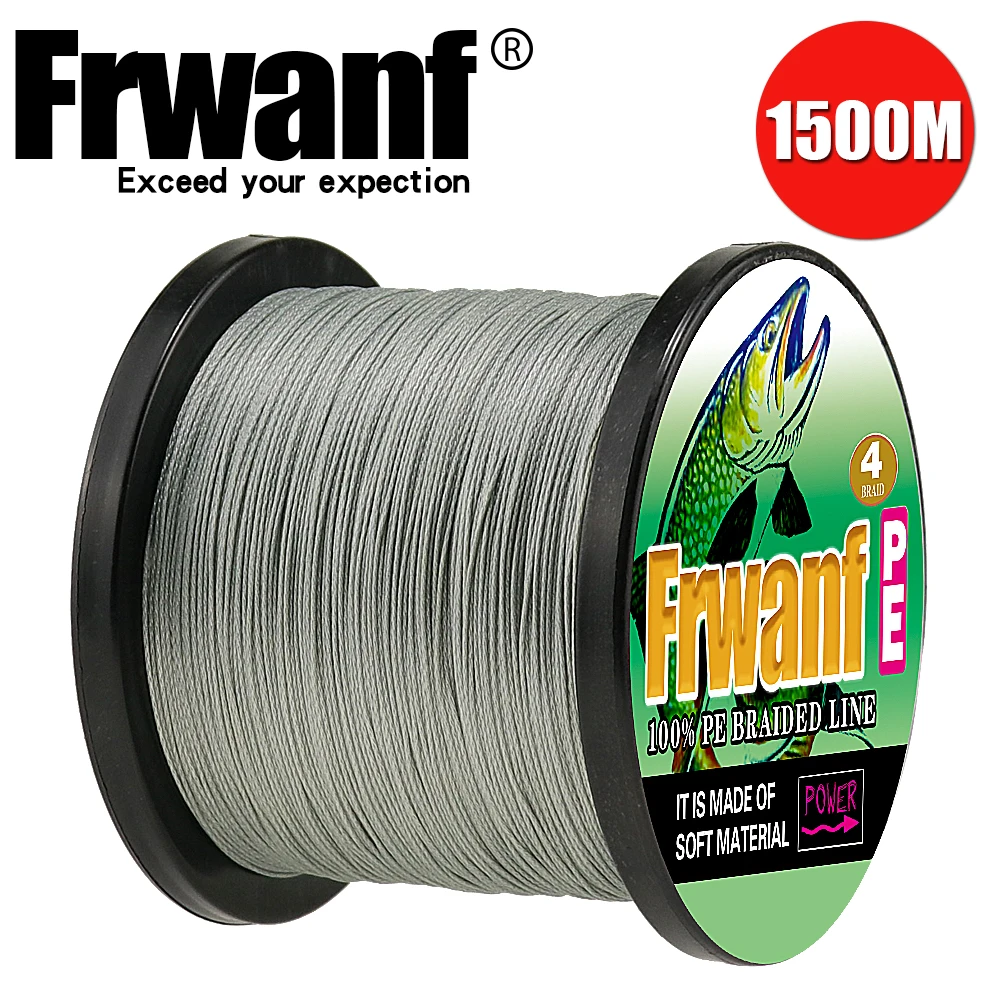 Frwanf 1500 М 4 Оплетки PE леска плетеная все для рыбалки шнур рыболовный плетенка