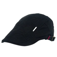 Сетчатый узор в стиле ретро; сезон осень-зима; Хлопковая мужская Кепка на плоской подошве с острым носком; охотничья шляпа Newsboy