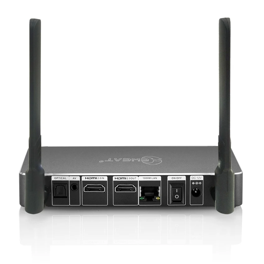 EWEAT R9 Смарт ТВ приставка Android 6,0+ OpenWRT(NAS) Realtek RTD1295 2G/16G 802.11ac wifi BT4.0 1000M LAN медиаплеер