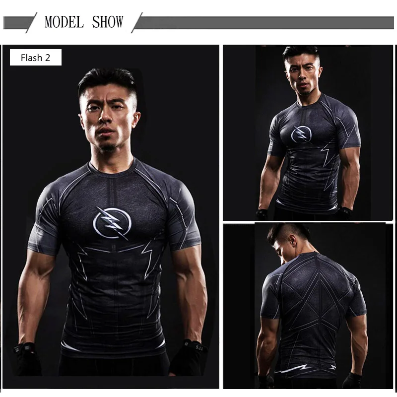 camisetas de compresion superheroes