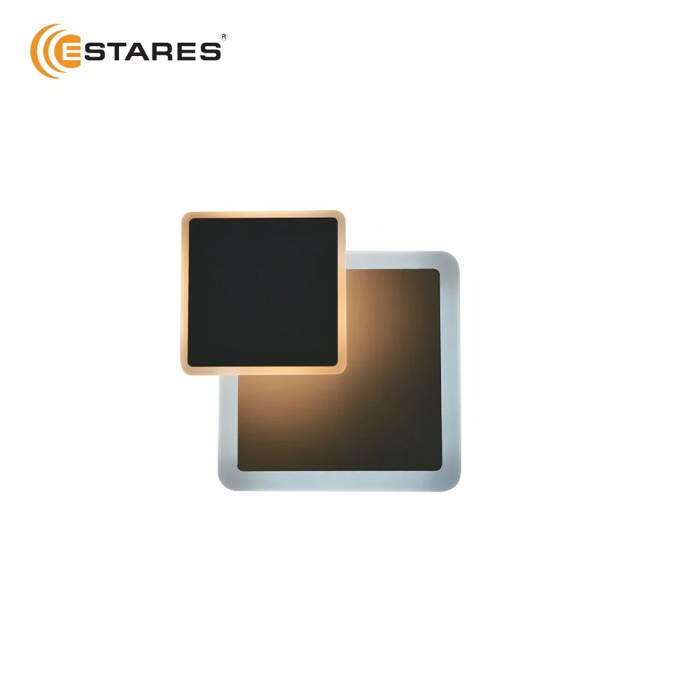 ESTARES Светодиодный светильник бра Geometria square 12W S 185 WHITE 220 IP44|Комнатные настенные LED