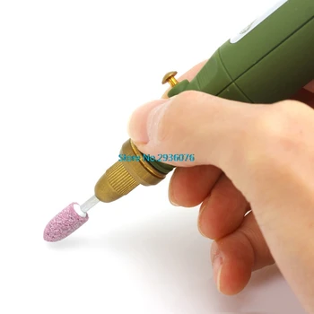 

10Pcs/set Rotary Tool Abrasive Stone Points Bullet Shape Head 4.0mm Electric Grinding Polishing Head Wheel MAR11