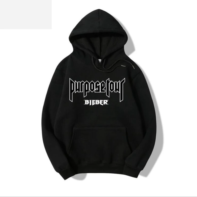 2018 Purpose Tour Sweatshirt Women Men Justin Bieber World Tour Man Hoodie Fashion Brand Cool Version Street Pull Hip Hop Ho