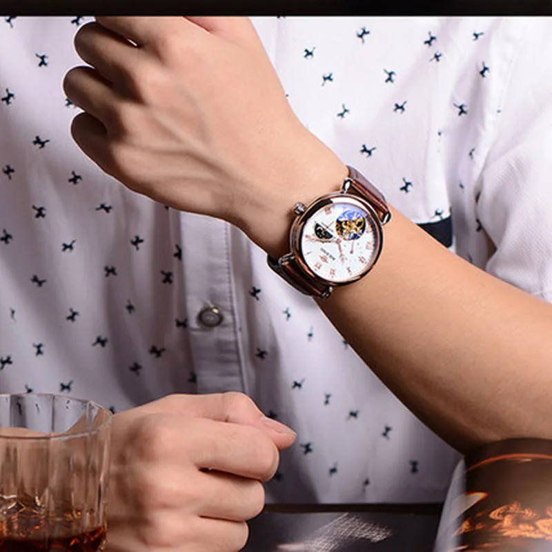 AILANG Ретро винтажные часы bijou подарок мужской reloj bump gear edge автоматические