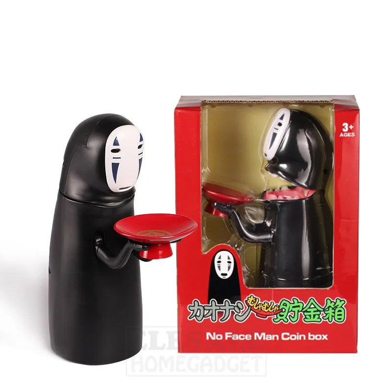 Nueva caja de dinero de plástico, hucha electrónica, hucha sin rostro, come monedas automáticamente para niños, regalo de cumpleaños y Navidad