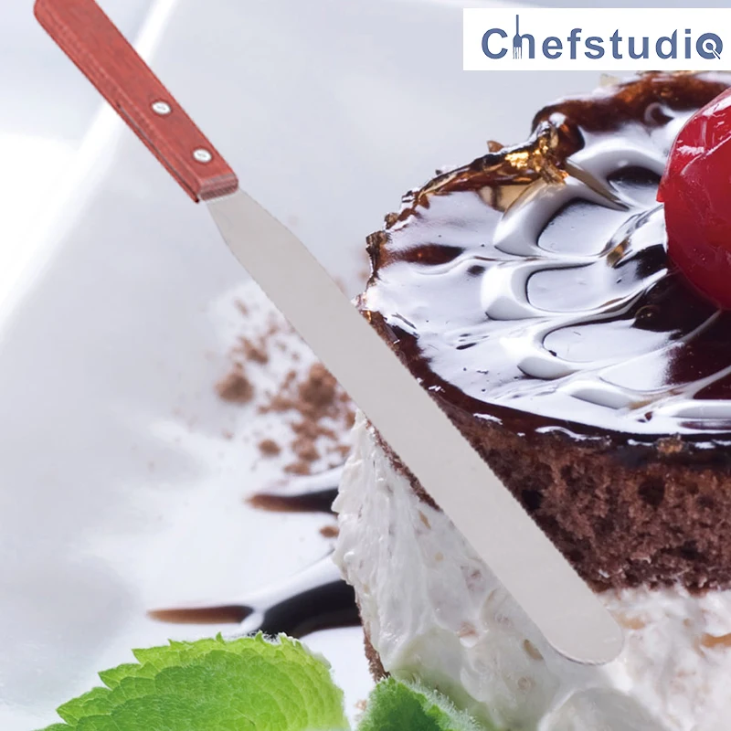 

10Inch Kitchen Cake Spatula Stainless Steel Butter Cake Decorating Assistant Smoother Icing Frosting Spreader Pastry Tools C21