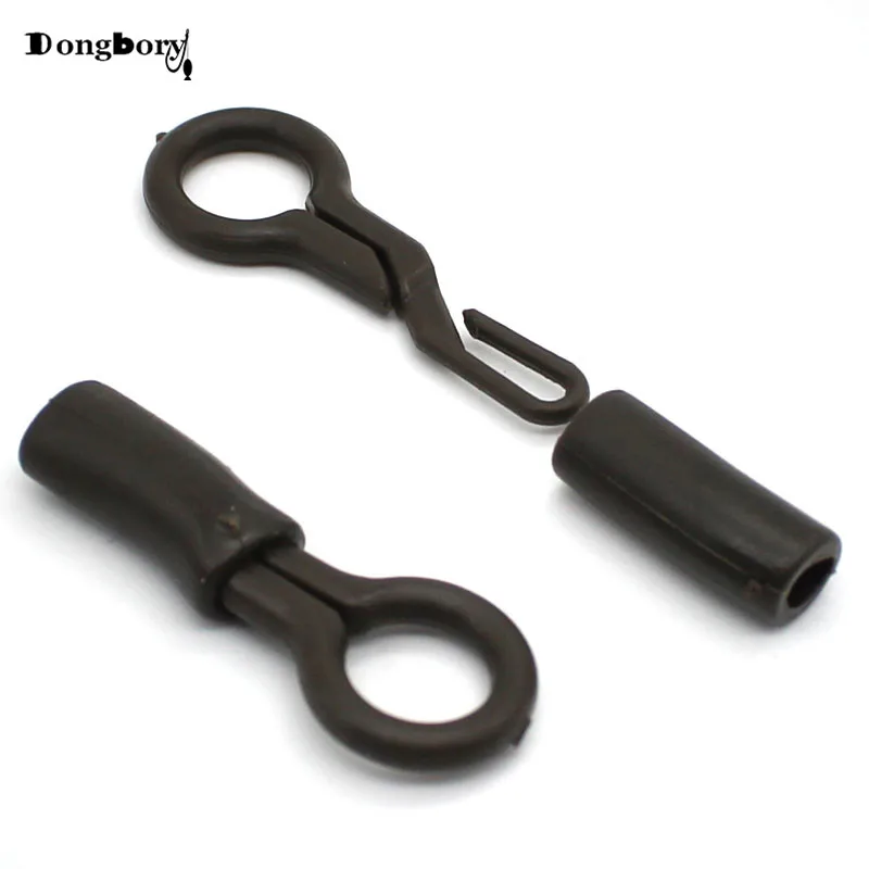 LOOPS WITH LOCKING SLEEVE MOD BROWN OR GREEN BACK LEAD CLIPS 