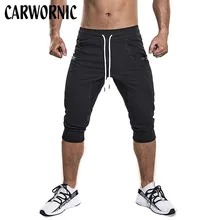CARWORNIC летние тренировочные Утягивающие шорты мужские облегающие для бега упражнения Короткие хлопковые тренажерные залы повседневные Леггинсы мягкие шорты мужские
