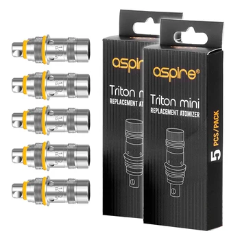 

Aspire Triton Mini 1.8 ohm Clapton 13W-16W Coil 10 Pieces for Nautilus, Mini Nautilus Tank