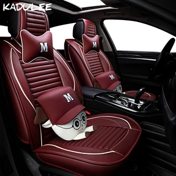 

KADULEE ( Front + Rear ) car seat Covers for Lincoln All Models Navigator MKZ MKS MKC MKX MKT auto accessories car-styling