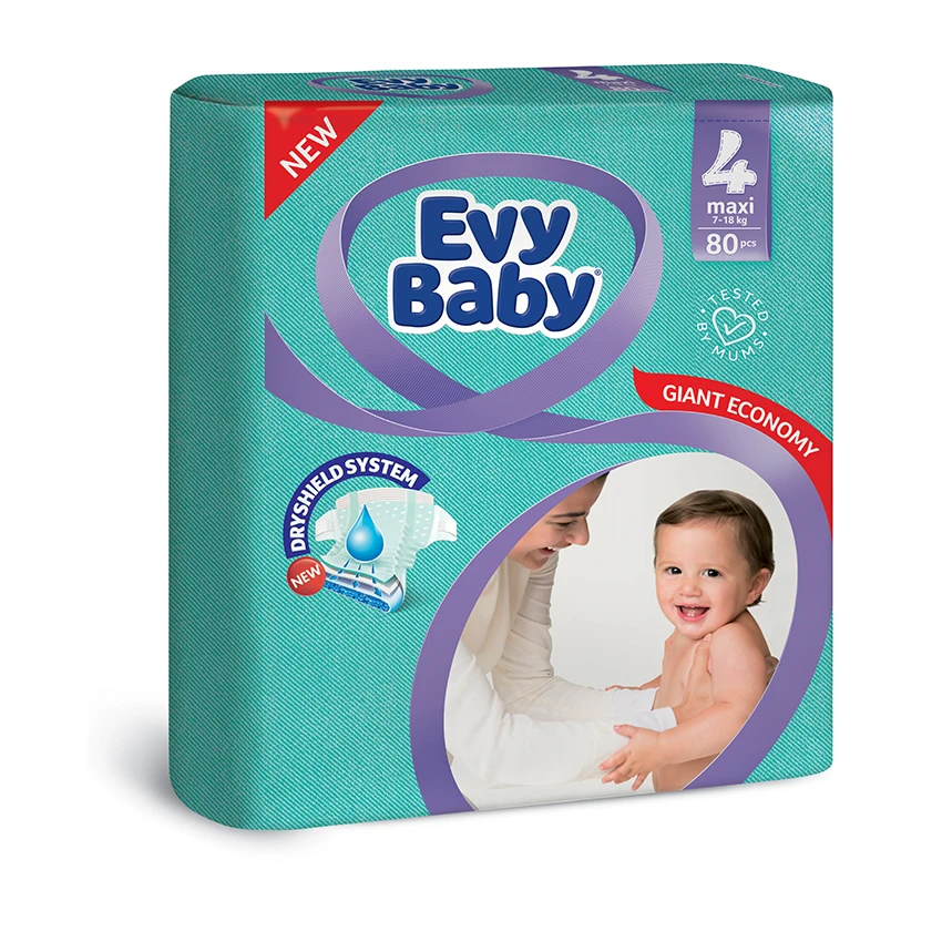 

Evy Baby Maxi 4 Size 80 Count