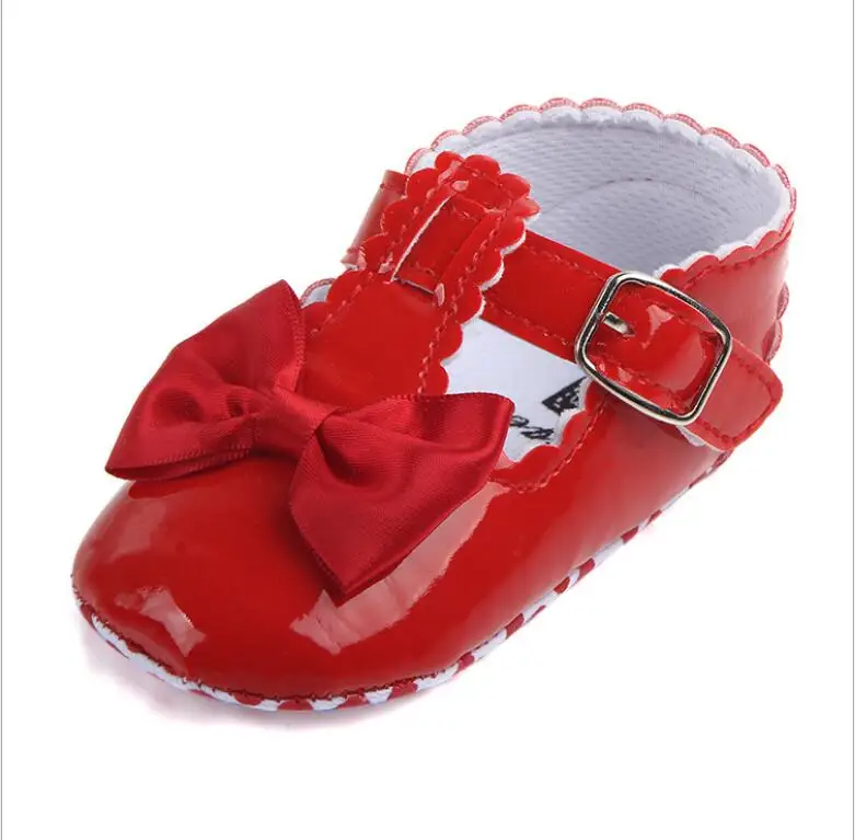 wholesale bowknot leather baby shoes for girl Romirus baby moccassin toddler girl shoes newborn boots prewalking shoes