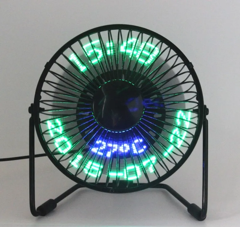 

Wholesales summer gift top quality USB led cooling Fan Iron silent Desk USB Mini Fans working with computer etc 50pcs/lot