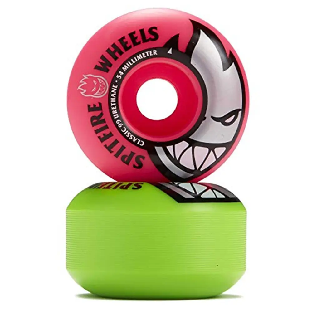 Najtaniej Spitfire Bighead klasyczne 99a Mashup Neon deskorolka koła 50 56mm różowy i zielony rodas de kółka do deskorolki 4 sztuk