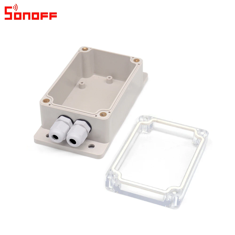 Sonoff IP66 водонепроницаемая распределительная коробка водонепроницаемый чехол водостойкий корпус совместим с базовыми/двойными/Pow/RF/G1 умными переключателями