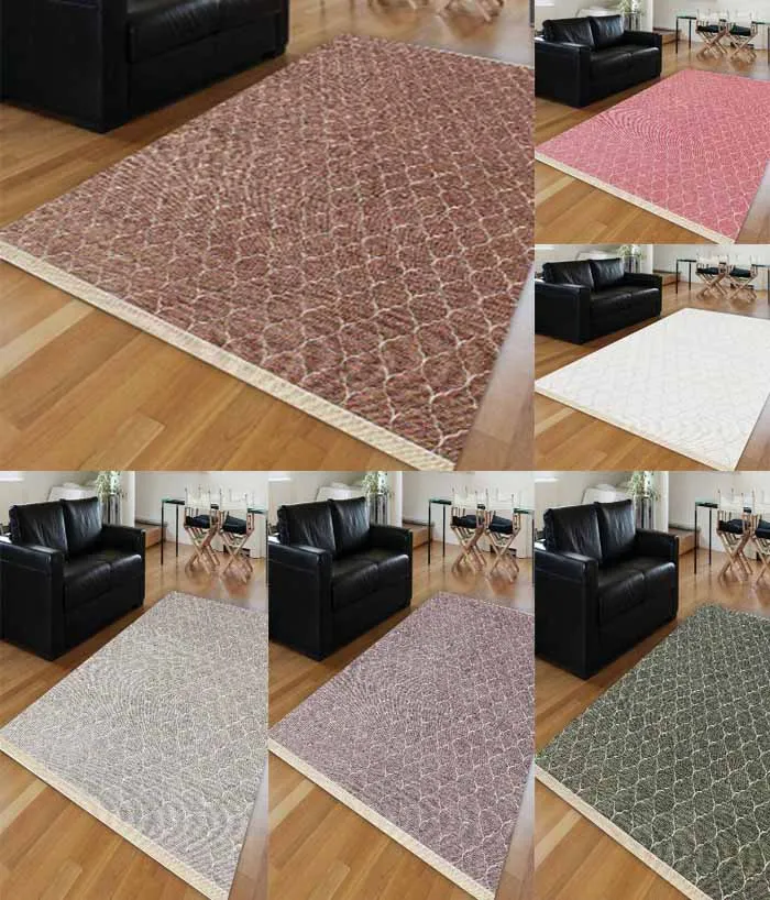 Else 6 цвет Ogee Spade коричневый зеленый серый фиолетовый белый розовый Нескользящие Kilim моющиеся декоративные плотная краски тканный ковер ковры