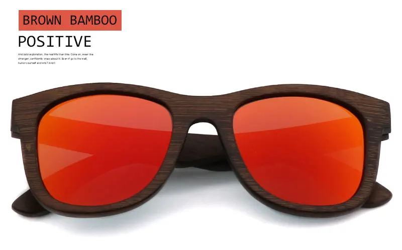 Из натурального дерева, солнцезащитные очки, поляризационные солнцезащитные очки с деревянной оправой, UV400 бамбуковые солнцезащитные очки Брендовые солнцезащитные очки в деревянной оправе с древесно-коричневый бамбуковые очки