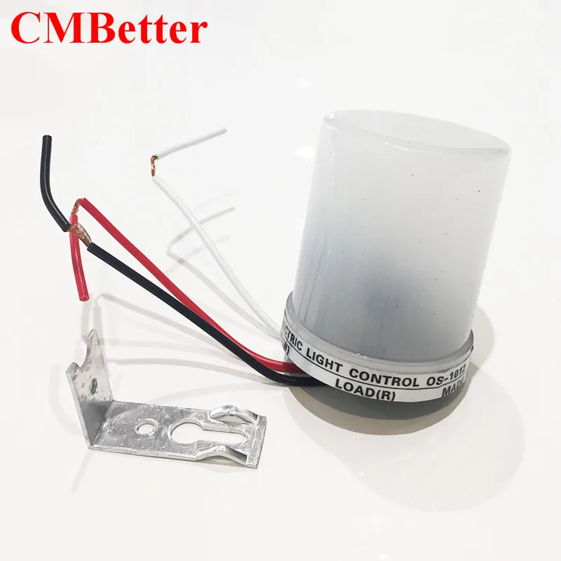 

CMBetter 220V/AC Outdoor Photoelectric sensor switch Light control sensor automatic photocell switch for lamps