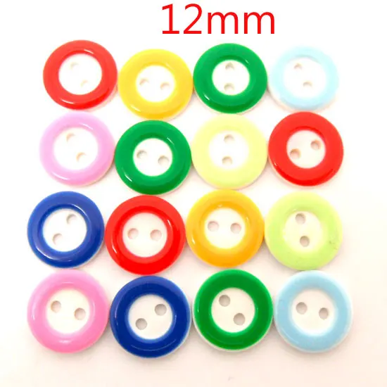 

100Pcs White Round Resin Sewing Buttons For Cloth Flatback Cabochon Scrapbooking Crafts Knopf Bouton Decor Diy Accessories