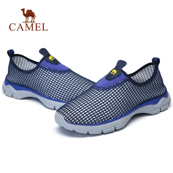 

CAMEL Men & Women Slip On Outdoor Casual Mesh Shoes Anti-Slip Ultralight Spring Summer Breathable Outdoor Walking Shoes