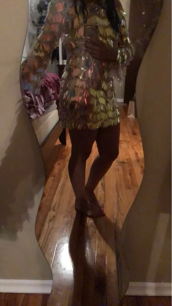 'Start The Show' Festival Sequin Dress photo review