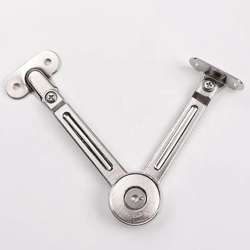 

Kitchen Cabinet Door Adjustable Hydraulic Randomly Stop Hinges Polish Hinge Furniture Lift Up Flap Stay Support Hardware