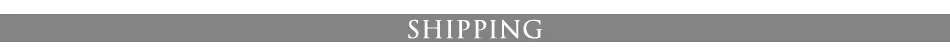 SHIPPING