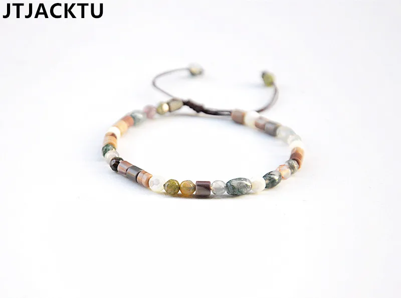 

Adjustable Howlite Bracelet Women Jewelry Natural Stone Bracelet & Bangle Couples Handmade Gift Hand Chain Bijoux Femme