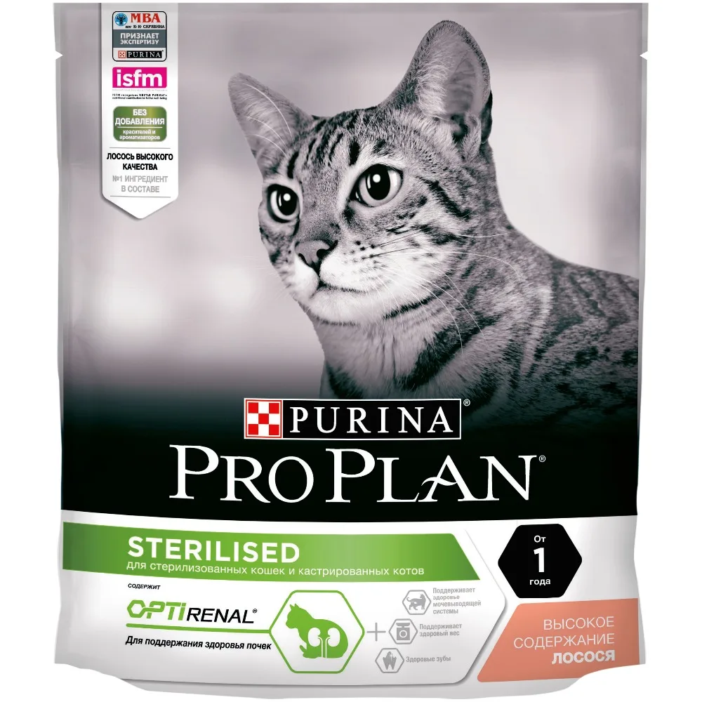 Dry food Pro plan for sterilized cats and neutered cats, with salmon, Package, 8 x 400 цена Dry food Pro plan for sterilized cats and neutered cats, with salmon, Package, 8 x 400 цены онлайн