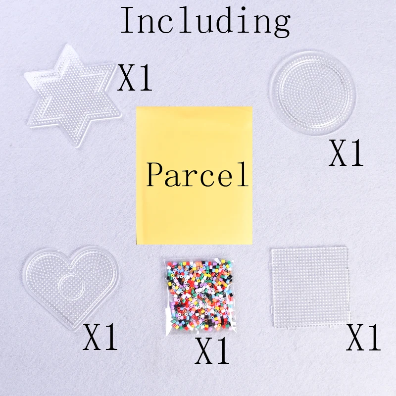 2.6mm Mini Hama Beads Small Size Pegboards Including