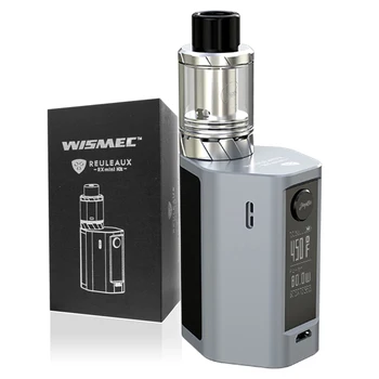 

Wismec Reuleaux RXmini 80W Mod with 2ml Atomizer Tank, Triple 0.2ohm Coil Head - Grey