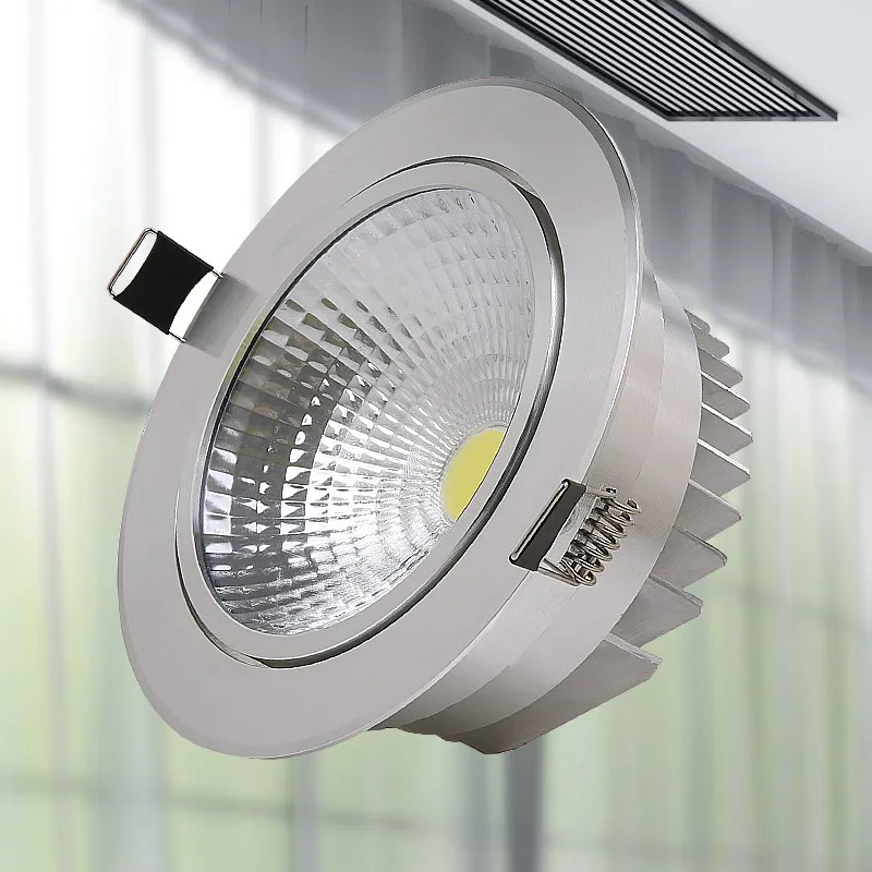 

Led downlight Super Bright Dimmable light COB Ceiling Spot Light 3w 5w 7w 12w 110V/220V ceiling recessed Lights Indoor Light