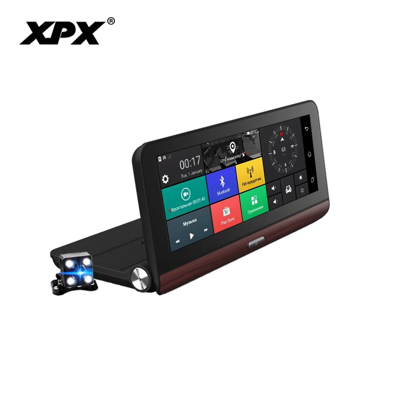 DVR XPX ZX878 Dash cam Rear View Camera Car dvr 3 in 1 Radar GPS DVR Full HD 1080P Dashcam Radar detector Car camera