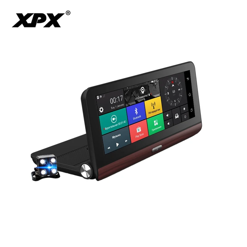 

DVR XPX ZX878 Dash cam Rear View Camera Car dvr 3 in 1 Radar GPS DVR Full HD 1080P Dashcam Radar detector Car camera
