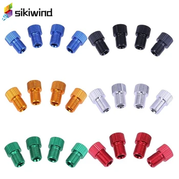 

4pcs Presta to Shrader Valve Adapter Bicycle Road Tire Valve Adapters Tube Tool Converters Cycling Bicycle Pump Accessories Z70