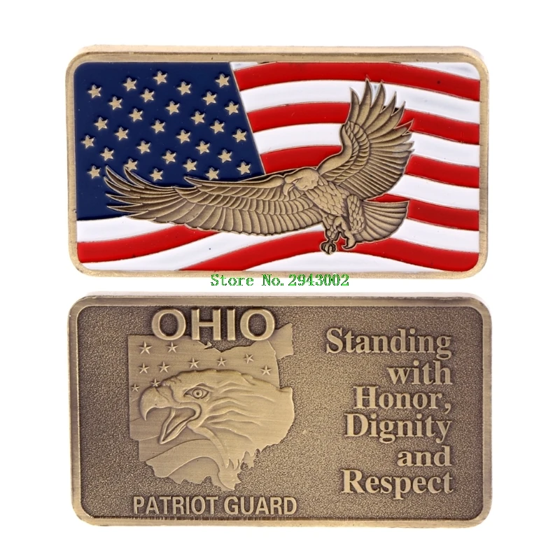

American Eagle Copper Plating Commemorative Challenge Coin Collection Zinc Alloy