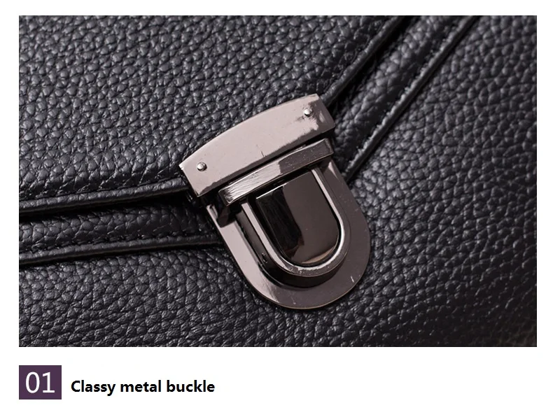 MJ Brand Women Handbag Fashion Genuine Leather Envelope Day Clutch Female Flap Messenger Bag Small Buckle Crossbody Shoulder Bag (25)