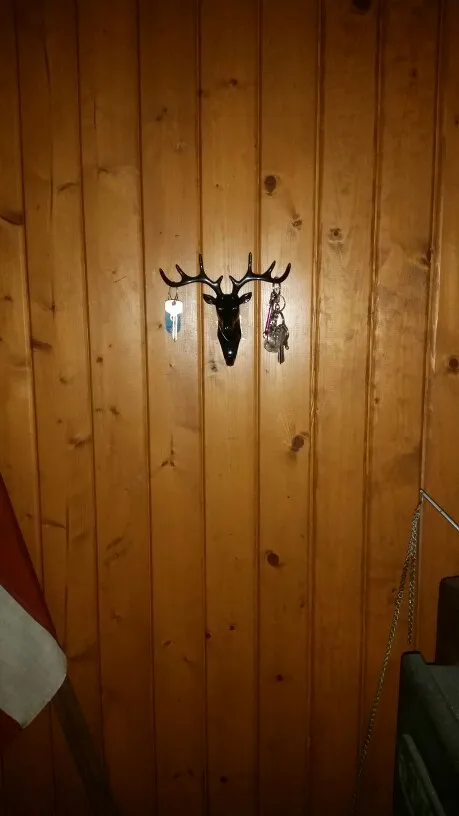 Deer Head Animal Self Adhesive Clothing Display Racks Hook