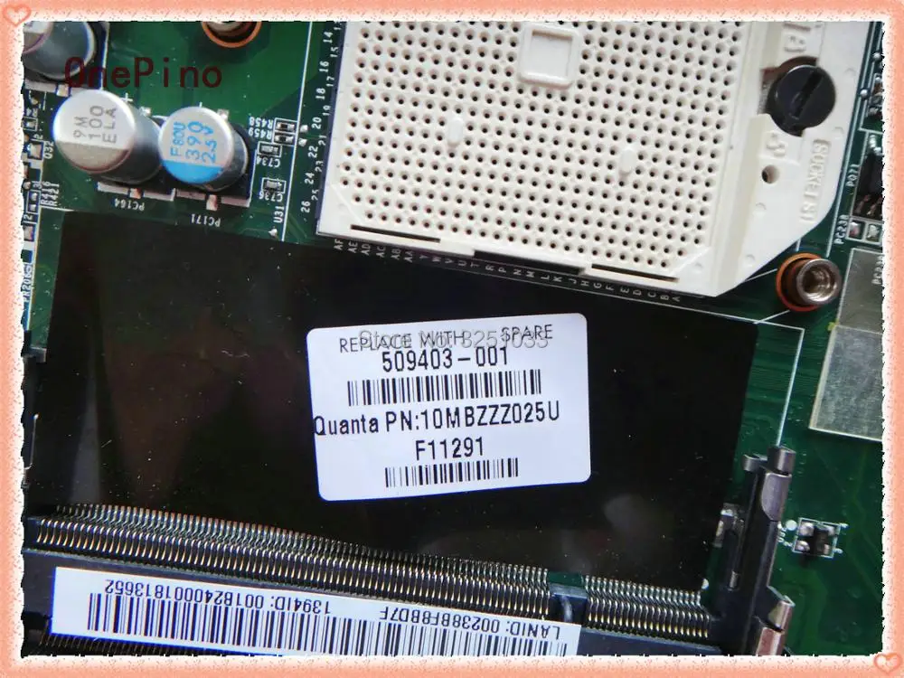 ل hp dv7 دفتر 509403-001 اللوحة المحمول 100% اختبار 100% completo testado موافق