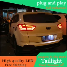 Автомобильный Стайлинг для hyundai Creta- IX25 задний светильник s полный светодиодный задний фонарь задний багажник светильник движущийся сигнал поворота+ DRL+ тормоз+ реверс