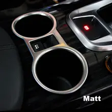 Нержавеющая сталь хром держатель стакана воды чашки крышка внутренняя отделка формовочная полоса для peugeot 3008 стайлинга автомобилей