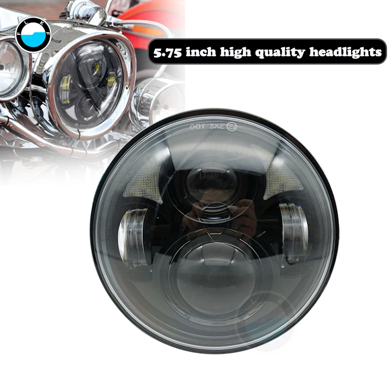 

5.75 inch 40w LED Projector Hi/Lo Beam Headlight '10-12 FLSTSE models 5 3/4 Inch Led Headlight.