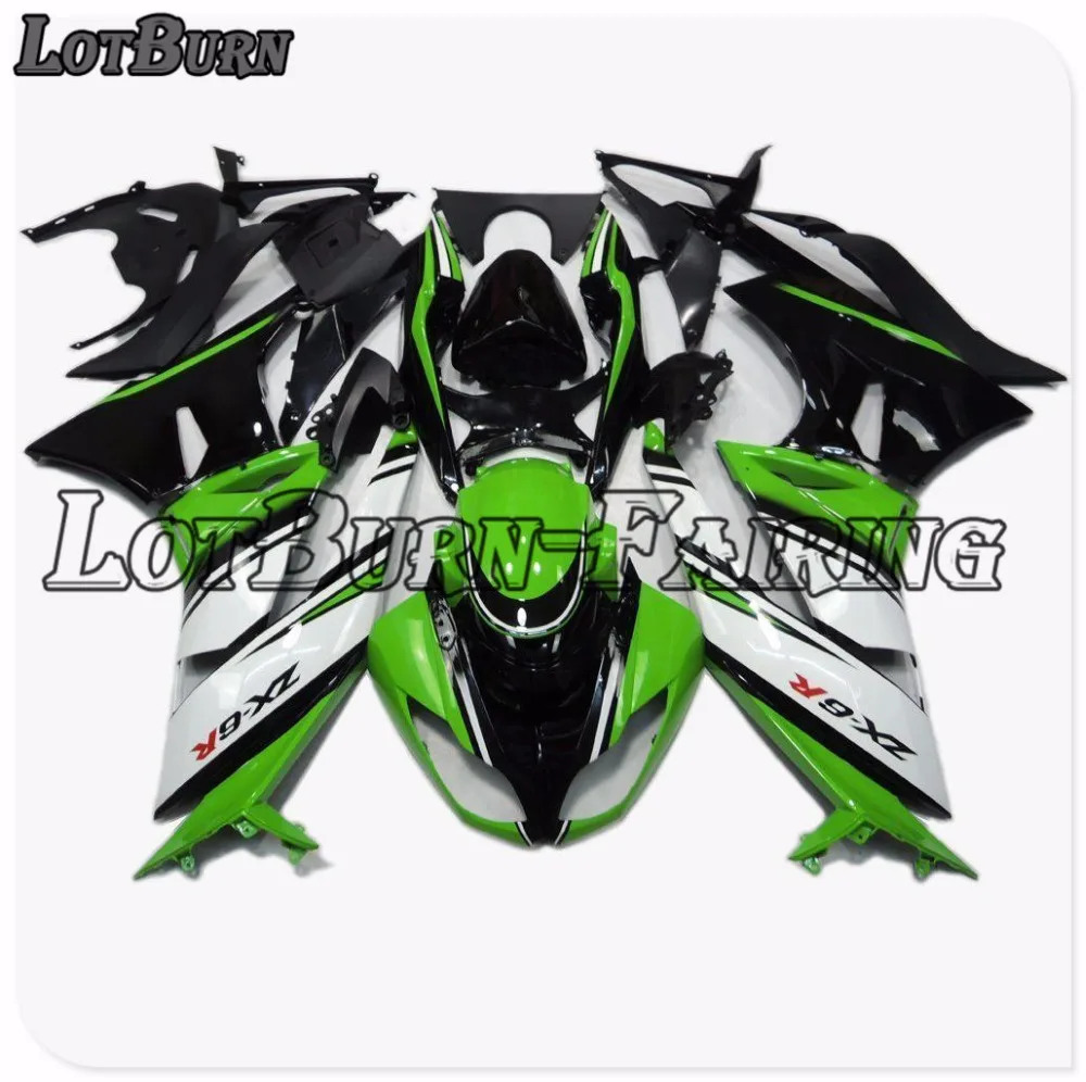 

Plastic Fairing Kit Fit For Kawasaki ZX6R 636 ZX-6R 2009 2010 2011 2012 09-12 Fairings Set Custom Made Motorcycle Bodywork