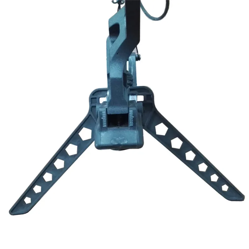 Compound Bow Stand Scissor Shape Kick Stand Holder Black Hunting