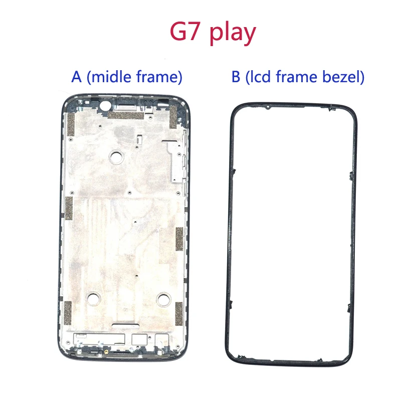 

Wholesale Original For Motorola Moto G7 play XT1952-2 LCD metal Plate Frame + Middle Bezel Front Frame full housing parts